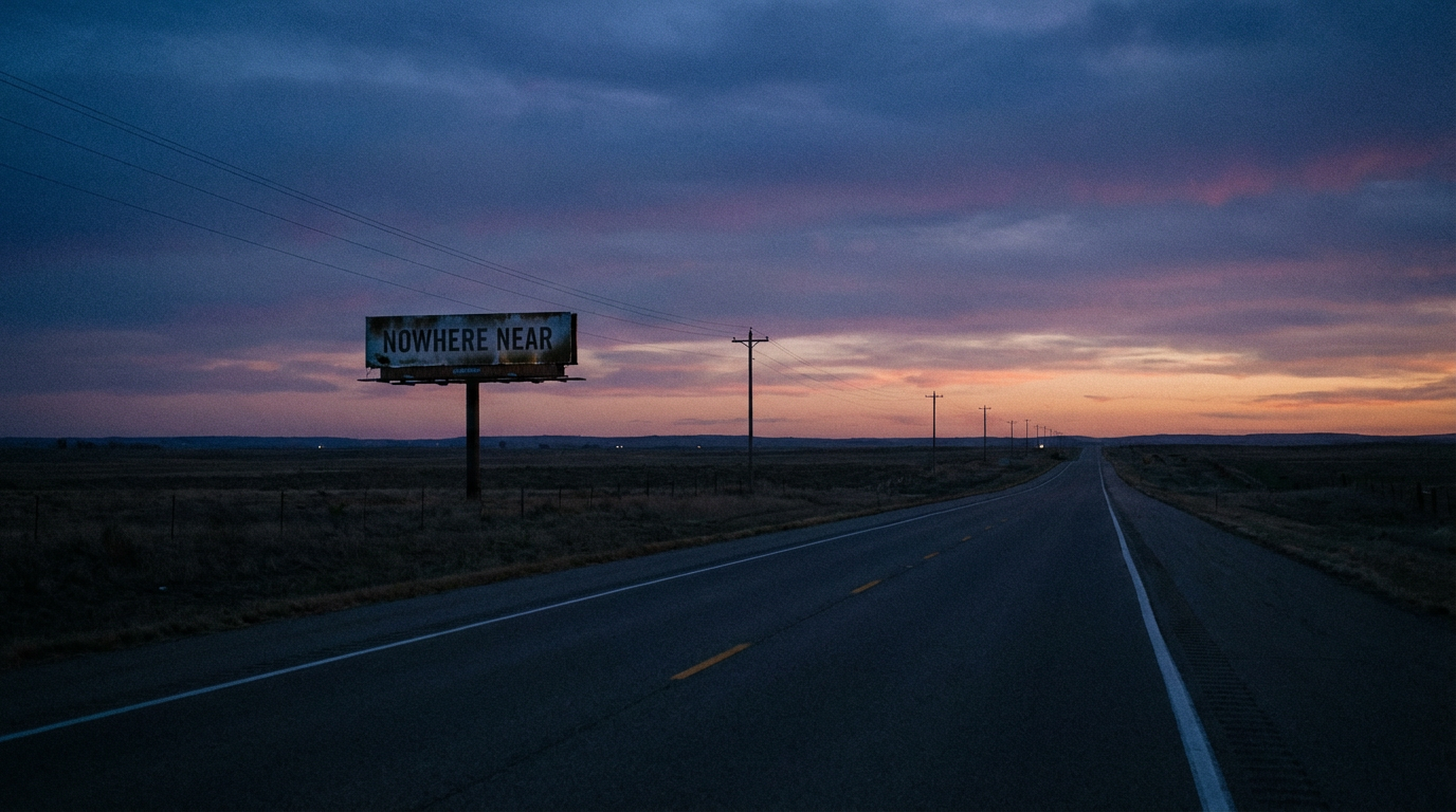 Empty highway at dusk — where sober drivers die