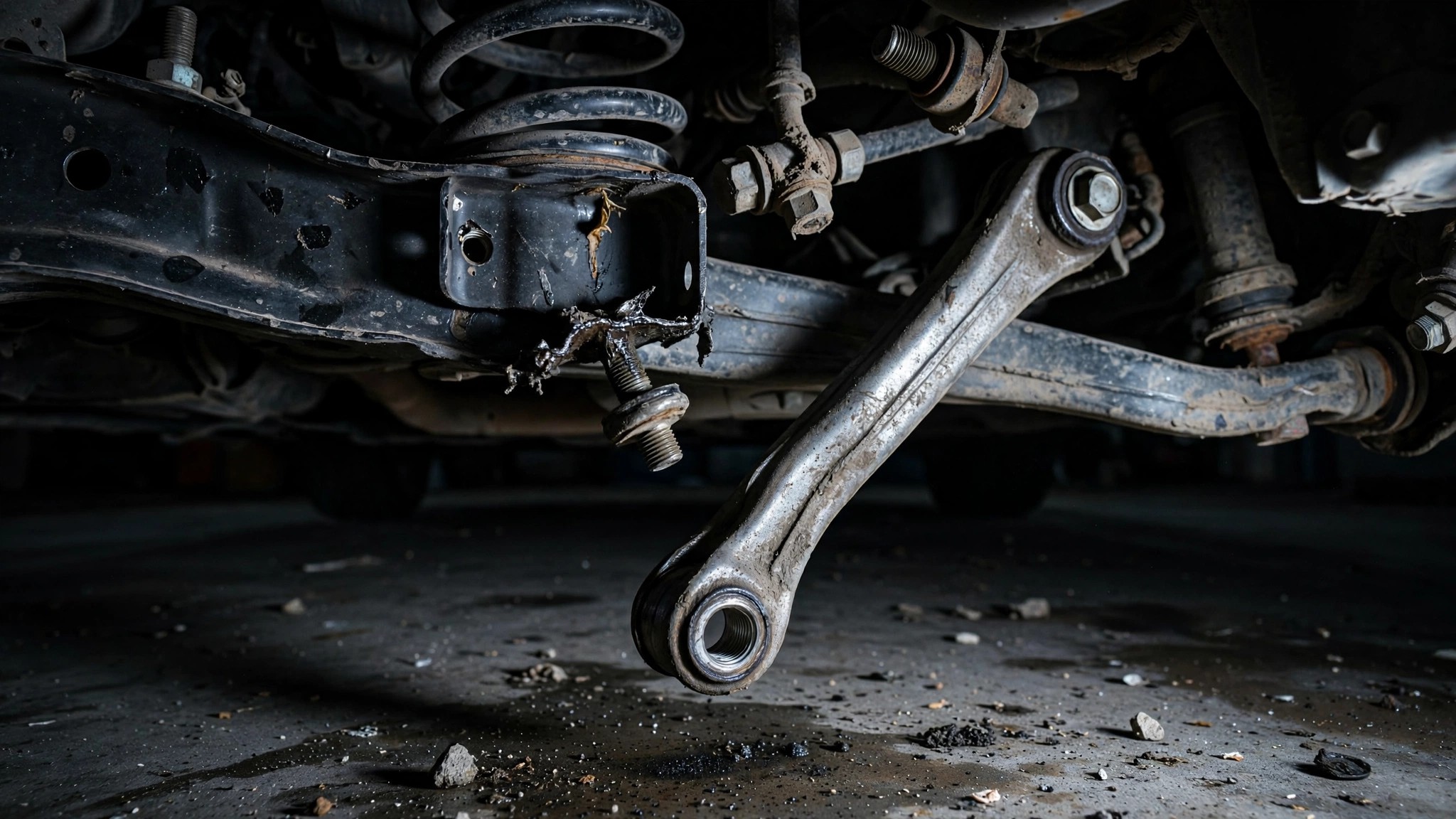Tesla front suspension lateral link investigation